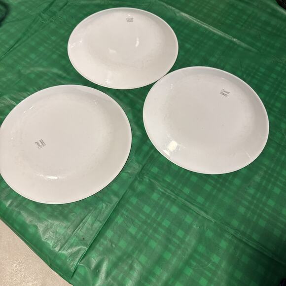 Vintage Corelle Green Spring Blossom “Crazy Daisy” 8.5” Salad Plates Set of 3 - Picture 2 of 8